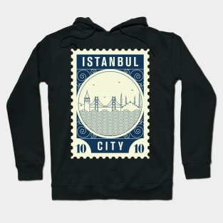 Istanbul Stamp Design Hoodie